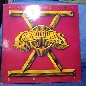 Commodores Heroes 1980 Gatefold Vinyl record